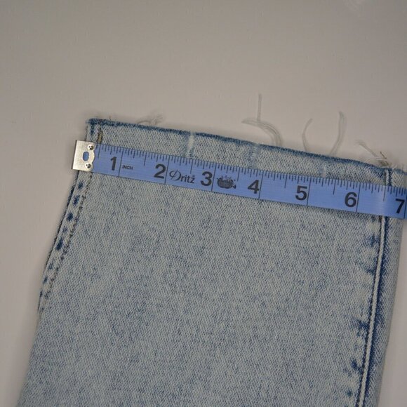 Old Navy High Rise Curvy O.G. Straight Light Wash Button Fly Women's Size 14 - Picture 11 of 12